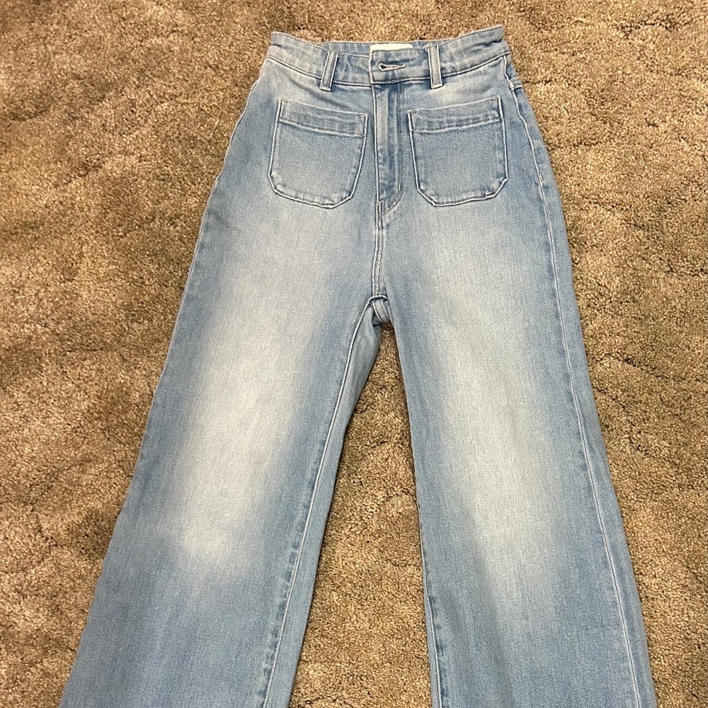 Rollas wide leg jeans